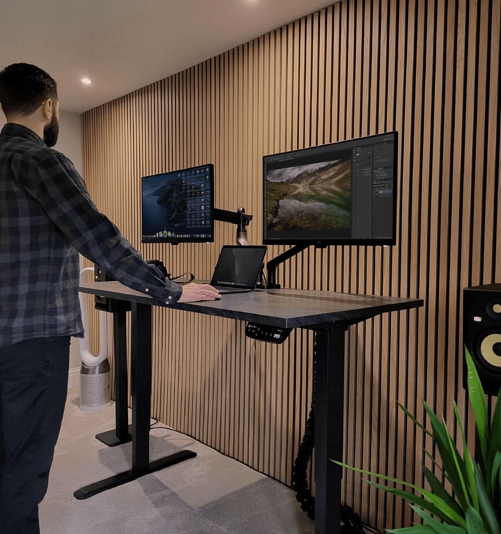 Sapien Standing Desk Example at Home